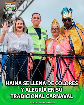 HAINA SE LLENA DE COLORES Y ALEGRÍA EN SU TRADICIONAL CARNAVAL